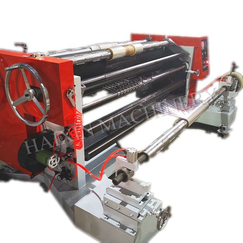 ボップ用1800mmロールツーロール巻き戻しおよびスリッター機