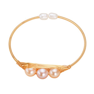 Pulsera de Perlas de Agua Dulce Estilo Cacahuete de Zhuji, Joyería Artesanal de Perlas Pequeñas y Frescas para Niñas, Diseño de Accesorios Versátiles - Product Image 4