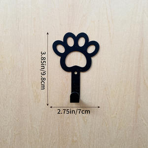 Porte-clés mural en forme d'animal, <span class=keywords><strong>étagère</strong></span>, vente chaude, style américain, artisanat en <span class=keywords><strong>fer</strong></span> <span class=keywords><strong>forgé</strong></span>, chat, chien, pour la décoration de la maison - Product Image 1