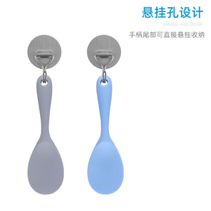 Cuillère à riz en silicone antiadhésive, résistante à la chaleur, pour cuiseur à riz, ustensile de cuisine - Product Image 5
