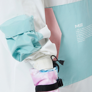 แจ็คเก็ตกันลมสำหรับผู้หญิงสไตล์เรียบง่ายเสื้อกันฝนมีซิปมีฮู้ดน้ำหนักเบากันน้ำ - Product Image 2