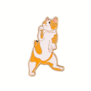 Pins de esmalte listos para enviar con frases de gatos, estilo <span class=keywords><strong>Coqui</strong></span> latino puertorriqueño, Jw Stockholm, venta al por mayor internacional, anime, metal personalizado, dibujos animados - Product Image 5