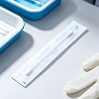 Pochette stérile en papier et plastique de qualité médicale, emballage à usage unique pour écouvillon de prélèvement pour test de virus