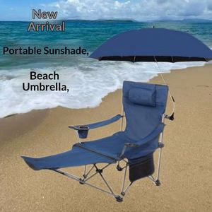 Support portable en alliage détachable pour chaise de plage pliable, compatible avec les poussettes de pêche, pour camping extérieur et parasol transfrontalier - Product Image 1