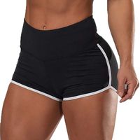 Nouveau Sport doux poches confortables femmes taille haute élastique sans couture Push Up entraînement Gym poche courte
