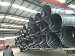Pipa Culvert baja Metal galvanis bergelombang Diameter besar harga tabung - Product Image 6