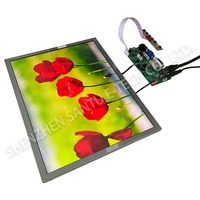 Panel de Pantalla BOE IPS de 12.1 Pulgadas, Resolución XGA 1024x768, Módulo LCD TFT, Interfaz LVDS, Táctil Capacitivo Opcional, 500 Nit