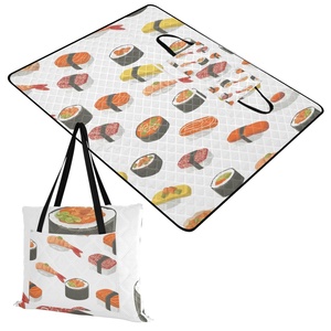Hawaiian Custom Logo Food <b>Picnic</b> <b>Blankets</b> Foldable Hand Bag Washable Thickened Waterproof and Moisture-proof <b>Picnic</b> Mat - Product Image 1