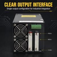 Alimentation à découpage 1200W 12V 100A à sortie unique avec double ventilateur de refroidissement pour l'automatisation industrielle et les machines CNC