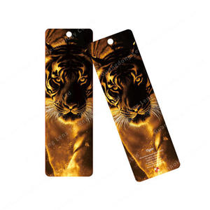 Hot Selling 3D Effect Lenticular Card Motion Sticker Anime <b>Bookmarks</b> Tassel Paper Lenticular <b>Bookmarks</b> for Souvenirs Gifts - Product Image 6