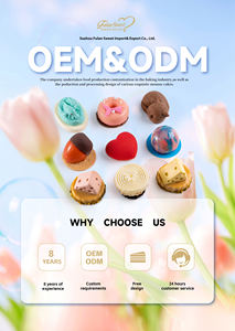 Produttore di torte surgelate cioccolato nocciole congelate Cupcake Dessert snack verdi dolci alimentari - Product Image 3