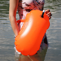 Vente en gros de bouées de natation personnalisées en PVC, légères, gonflables de haute qualité pour l'extérieur, en eau libre, bouées de sécurité pour la baignade