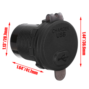 C0490 <span class=keywords><strong>12V</strong></span> QC 3.0 USB xe Thuốc lá nhẹ hơn ổ cắm <span class=keywords><strong>Splitter</strong></span> sạc nhanh Adapter Ổ Cắm - Product Image 6