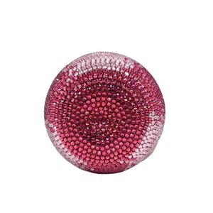 Aimiqi Apple <strong>Peach</strong> Diamond Luxury Fashion Evening <strong>Clutch</strong> <strong>Bag</strong> for Women Waterproof Adjustable Strap Polyester Lining New - Product Image 4