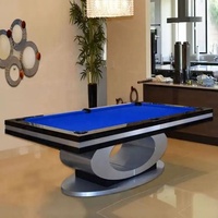 Hochleistungs-Schieferkissen Leder Eck Outdoors-Verwendung wasserdicht Neun-Ball-Sport Amerikanischer Billardtisch