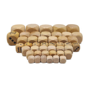Benutzer definierte 16mm leere abgerundete Holz würfel - Product Image 6