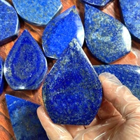 Ornements en lapis-lazuli naturel poli en forme de goutte pour la guérison, le Feng Shui, le Reiki, la méditation et les mariages (vente en gros)