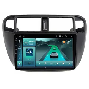 Lecteur vidéo multimédia Android Carplay pour Honda Civic EJ EK EM <span class=keywords><strong>1995</strong></span> 1996-2001 Navigation GPS Radio BT5.4 5G + 2.4G WIFI6 - Product Image 1