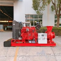 Ensemble de pompe à eau professionnelle pour moteur diesel avec unité de pompage intégrée et puissance moteur stable pour les projets d'alimentation en eau d'urgence