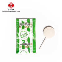 Fabricant de bonbons en vrac emballés individuellement saveurs assorties Sucettes mélange original Tablette dure Sucettes de bonbon au lait
