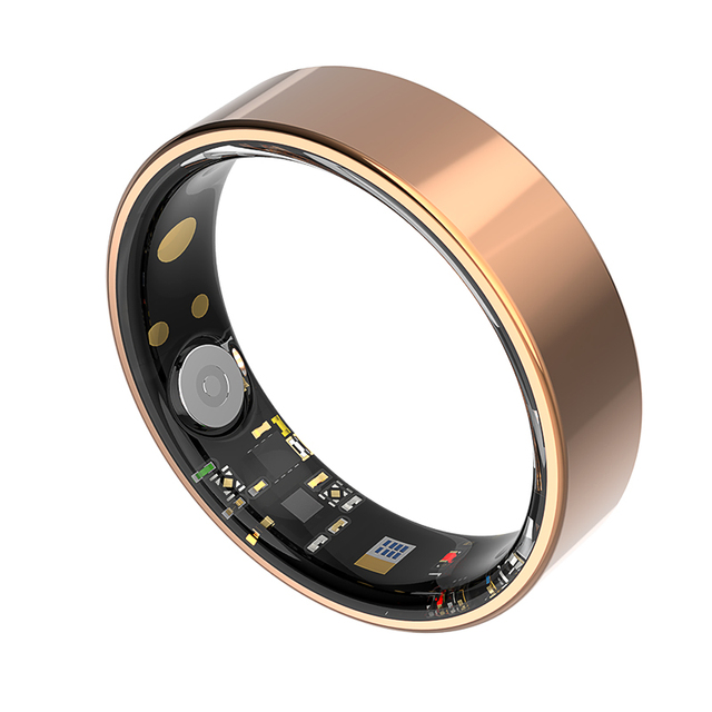 Ring Health Smart Ring Sleep Tracker Fitness Heart Rate Blood Pressure Steel App Control Waterproof for Men Women