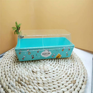Rectangular Food Grade Plastic <b>Cake</b> Tray With <b>Transparent</b> Lid Disposable Baking Dessert <b>Box</b> For Sandwich Gift Packaging - Product Image 4