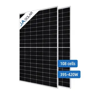 JA太阳能单多结太阳能电池395w 400w 405w 410w 415w 420w太阳能电池板
