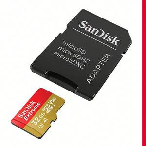 Carte MicroSDXC UHS-I SanDisk Extreme SDSQXAF-032G - Product Image 1
