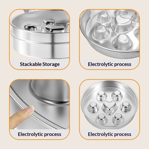 Tazón para Perros <span class=keywords><strong>con</strong></span> Diseño en Relieve <span class=keywords><strong>de</strong></span> Corazón y <span class=keywords><strong>Hueso</strong></span>, Antideslizante, <span class=keywords><strong>de</strong></span> Alimentación Lenta y Anti-Asfixia, para Perros Medianos y Grandes - Product Image 5