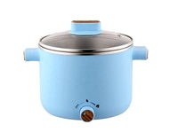 Cuisinière électrique de voyage miniature de haute qualité de 1,5 litre, multifonctionnelle, pour ramen, steak, œufs, flocons d'avoine