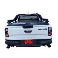 Couverture de benne rigide en aluminium manuelle, étanche et verrouillable pour Ranger F-150