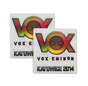 Custom holo logo <b>Sticker</b> - Product Image 1