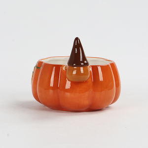 Vendemmia zucca autunnale con vasi da fiori in ceramica a forma <span class=keywords><strong>di</strong></span> gnomo/vaso <span class=keywords><strong>di</strong></span> piante/piantatrice succulenta - Product Image 2
