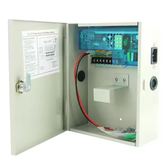 4 Channel 12V 5A Uninterruptible Backup UPS Power Supply Box for IP CCTV Camera 240V/110V Input Single Output