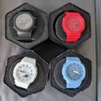 Montre sport pour homme à quartz LED étanche, bracelet en caoutchouc, double affichage, cadran résistant à l'eau 1 bar, boîtier en alliage de zinc en forme d'animal, SANDA