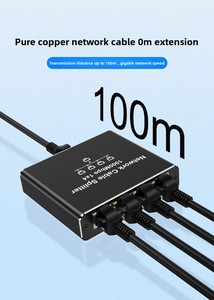 Divisor <span class=keywords><strong>de</strong></span> Red Ethernet Gigabit <span class=keywords><strong>de</strong></span> 1000 Mbps al por Mayor, Adaptador Divisor <span class=keywords><strong>de</strong></span> Red LAN RJ45 <span class=keywords><strong>de</strong></span> 1 a <span class=keywords><strong>4</strong></span> - Product Image 5