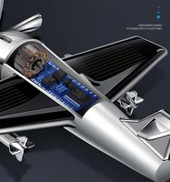 YeS Creative Products Parfum d'avion à énergie solaire de luxe Aromathérapie Décoration de voiture Désodorisant solaire Parfum de voiture