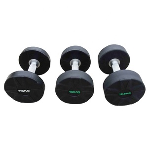 Musculation <span class=keywords><strong>Sport</strong></span> Poids Musculation Polyuréthane Haltère avec Lasering Logo Personnalisé Pu Haltère <span class=keywords><strong>pour</strong></span> Home Gym - Product Image 1