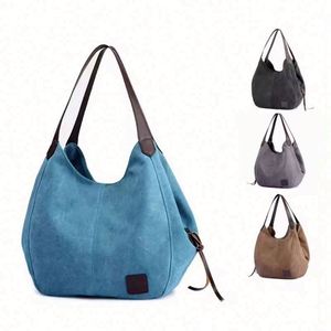 Sac fourre-tout en toile de haute qualité, version coréenne, sac à bandoulière décontracté pour femmes - Product Image 6