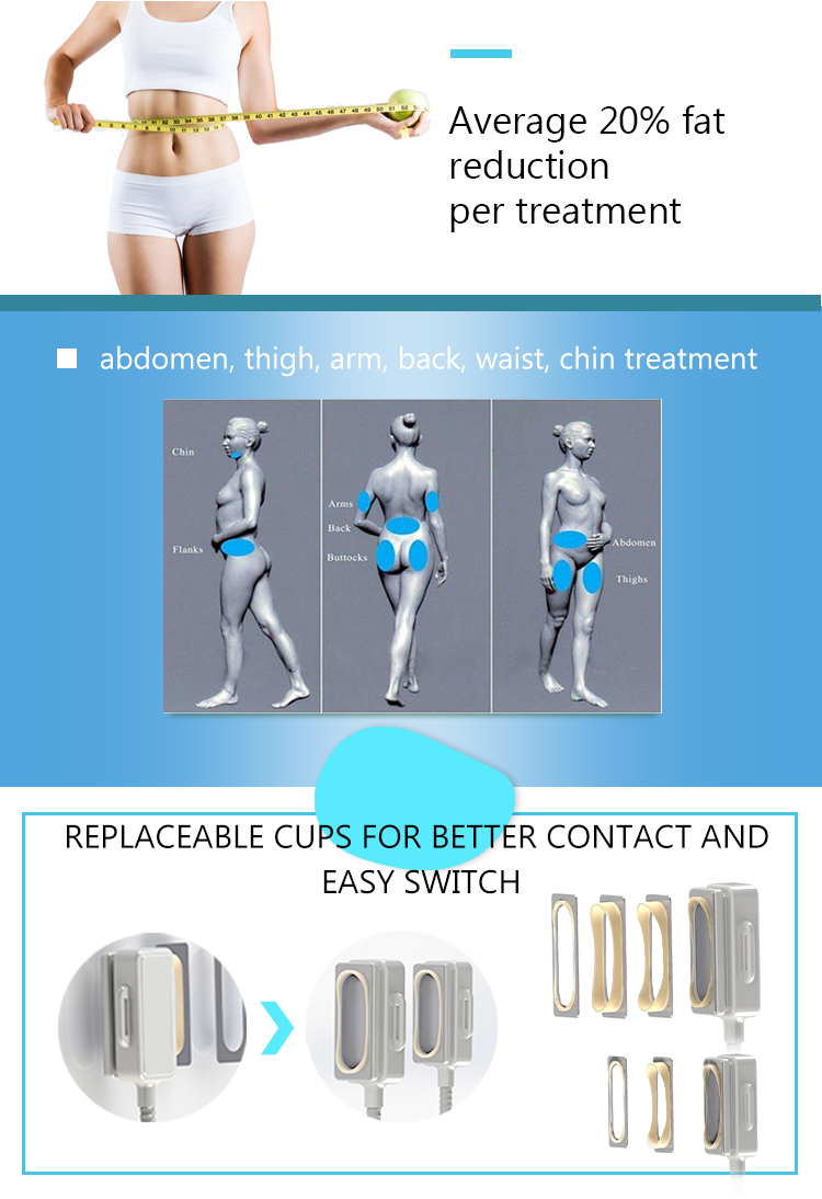 Cryolipolysis Slimming Shockwave 2 In 1 Machine Aesthetics Spa Supplies