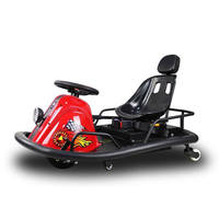Go-Kart Eléctrico de Alta Velocidad, Carro de Karting con Marco de Plástico Reforzado, Go-Karts Eléctricos, Buggy para Adultos