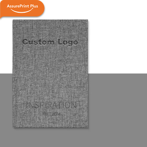 Carnet de planification et journal de bien-être personnalisé en tissu de lin avec couverture rigide, reliure thermique, impression par sublimation et gaufrage, formats A5/A6/A7/A4/B5, pour entreprise - Product Image 6