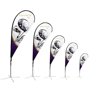 <span class=keywords><strong>Teardrop</strong></span> Bay Vải Biểu Ngữ Đứng Bãi Biển Cột Cờ Bây Giờ Mở Nhà Rửa Xe Swooper Tùy Chỉnh In Lông Cờ Với Spike Cơ Sở - Product Image 3