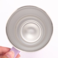 Gobelet isotherme à double paroi en acier inoxydable 20oz 30oz avec poignée métallique pour cadeau ou usage au bureau