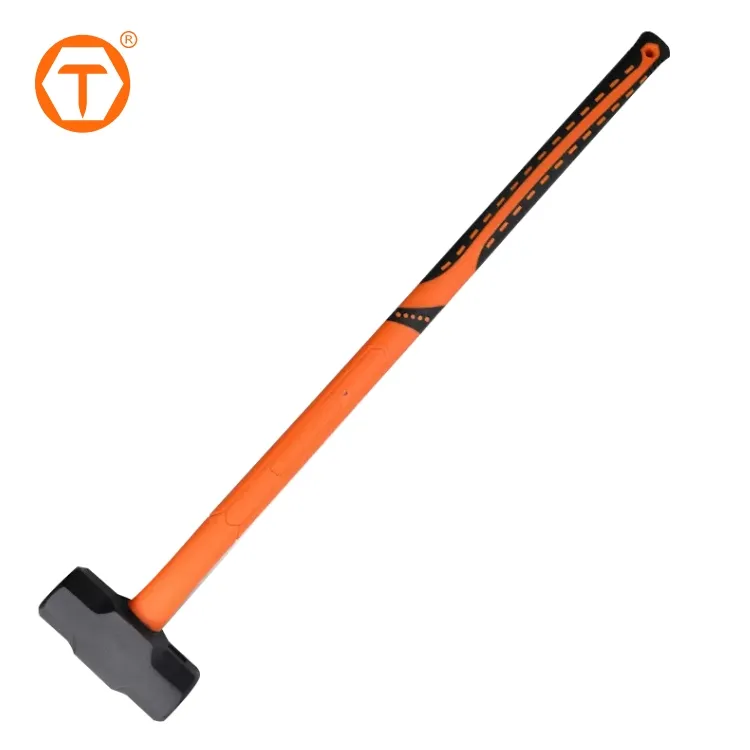 Sinotools carbon steel long handle sledge hammer construction sledge hammer