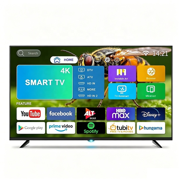 4k Smart Tv Ultra HD Led Android Television China Hot Sale 32 40 50 65 75 Inch Flat Screen FHD Led Televiso Lcd TV