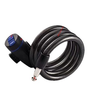 Candado <span class=keywords><strong>Antirrobo</strong></span> para Motocicleta, Candado de Cable de Acero, Candado de Bobina para <span class=keywords><strong>Bicicleta</strong></span> de Montaña, Venta al por Mayor - Product Image 6