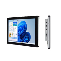 Nuevo Monitor Industrial de 15 Pulgadas IP65 4:3, Pantalla Táctil Capacitiva Integrada HMI, Panel LCD TFT, PC con Pantalla LED Industrial Resistente, RS232, ROHS