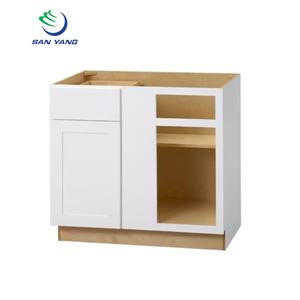 Bingkai kayu belum selesai kabinet dapur-mebel kayu alami Veneer pintu pengocok dengan DTC engsel tutup lembut & grosir geser - Product Image 6