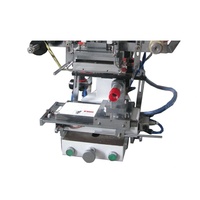 Máquina de Prensa Térmica Pneumática Curva Semiautomática de Última Geração para Frascos Cosméticos Ovais, Copos Plásticos, Função de Impressão em Pratos e Canecas